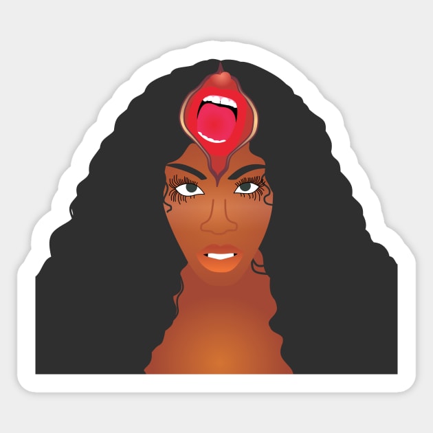 Rico Nasty Anger Management Sticker by sofjac
